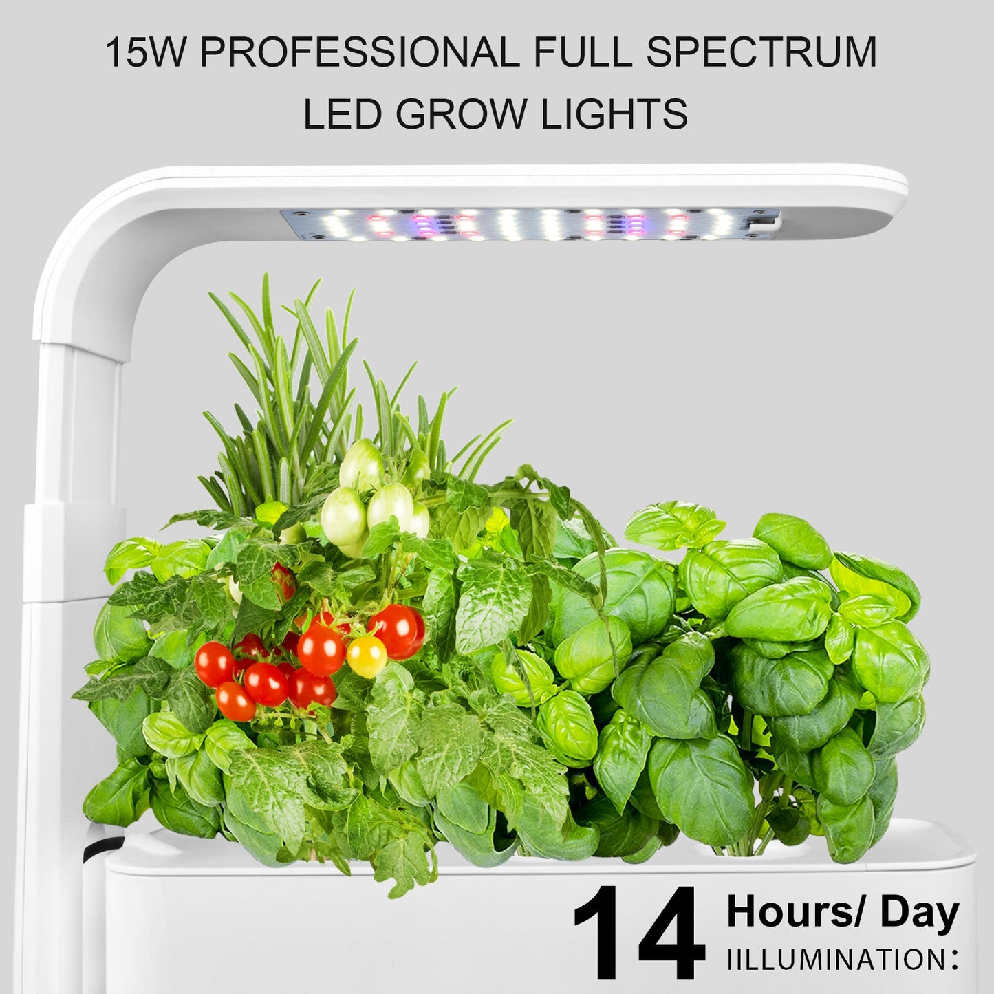 3-Pod Smart Indoor Hydroponic Garden for Herbs Yieryi