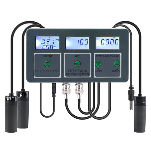 8-in-1 WiFi Water Quality Tester with App Control Yieryi