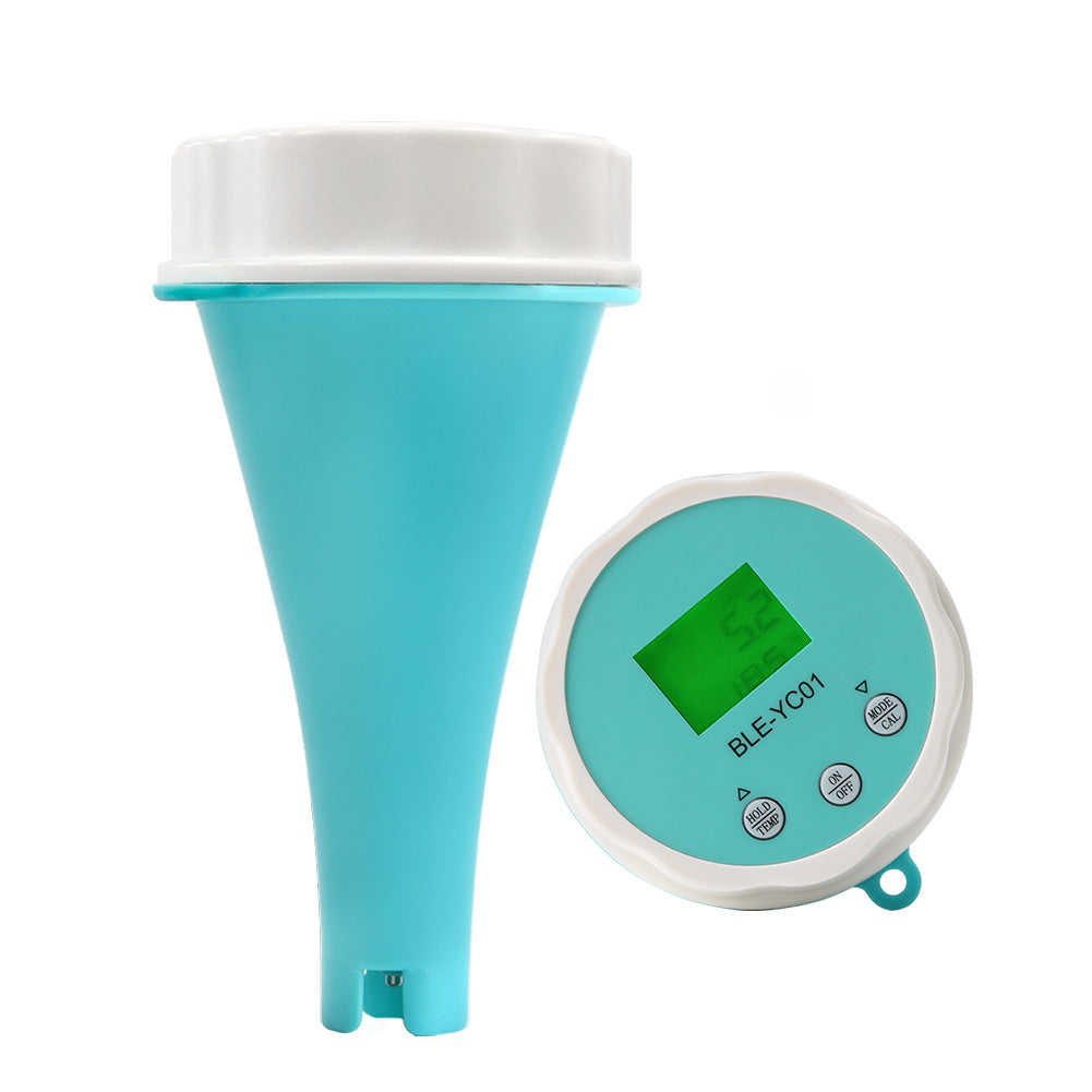 YIERYI Digital Temp CL ORP EC TDS PH Meter, Bluetooth Water Quality Tester for Swimming Pool Yieryi