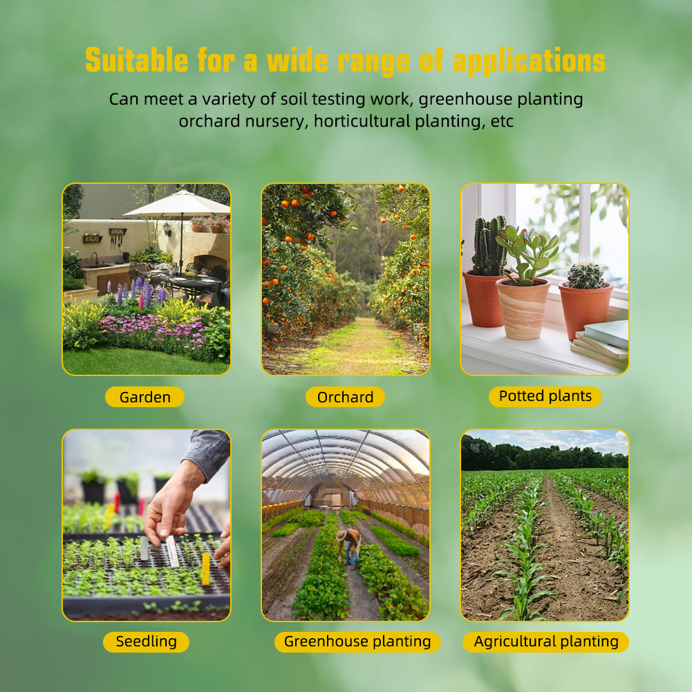 Smart Soil Monitor with Bluetooth - Accurate Soil Moisture and Temperature Sensor for Plant Care Yieryi