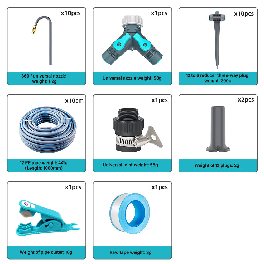 Drip Irrigation System – For Garden, Orchard, Greenhouse Yieryi