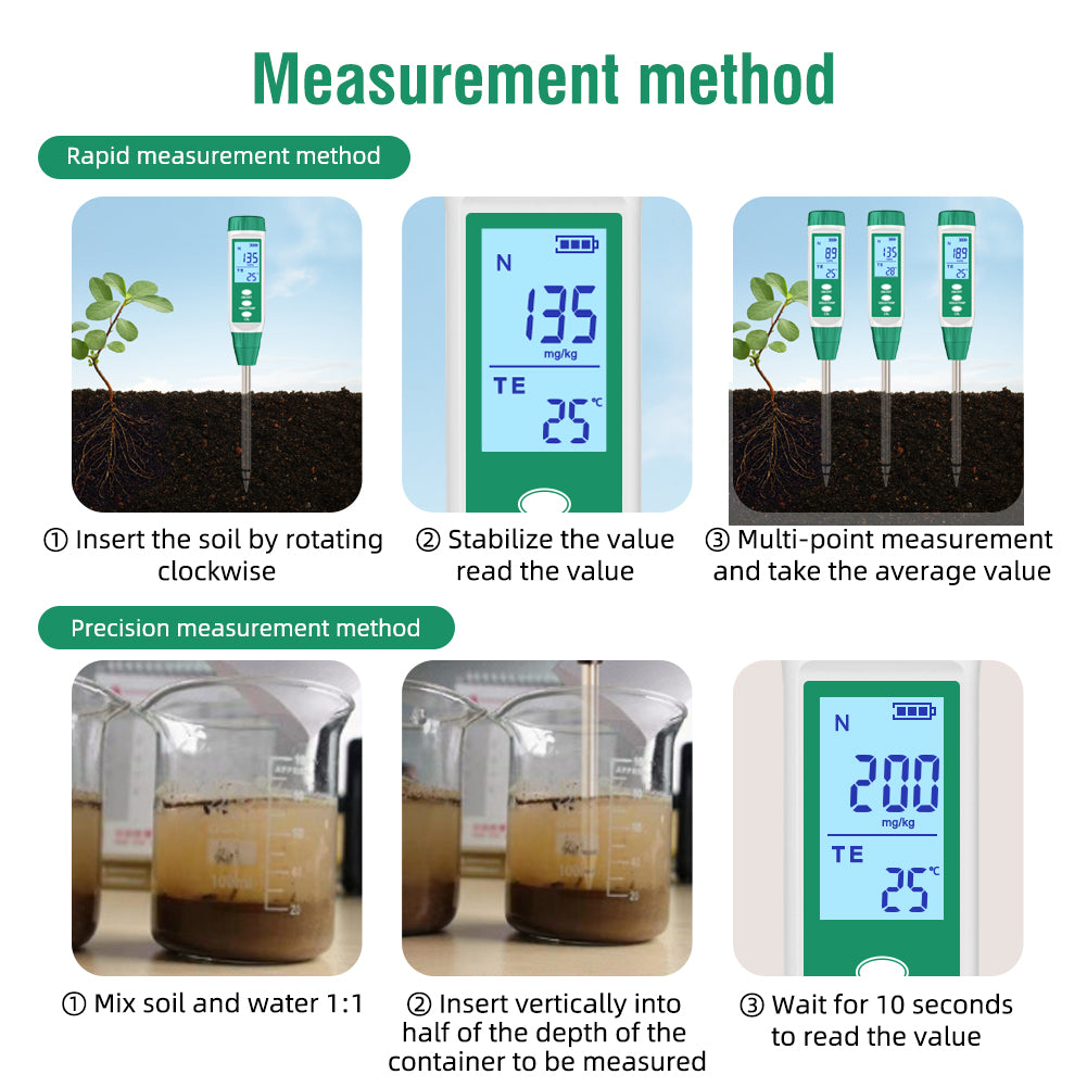Yieryi Multi-Function Soil Tester - Optimize Soil Health for Maximum Growth Yieryi