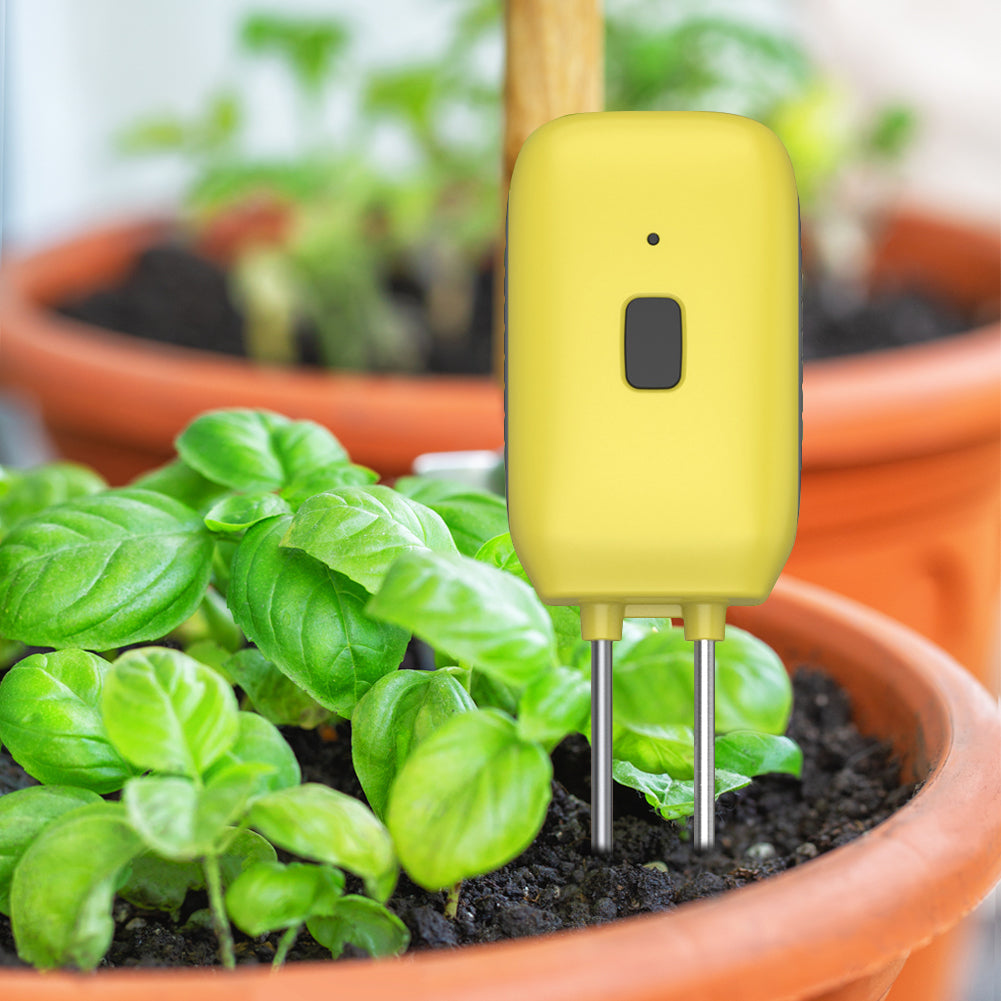 Smart Soil Monitor with Bluetooth - Accurate Soil Moisture and Temperature Sensor for Plant Care Yieryi
