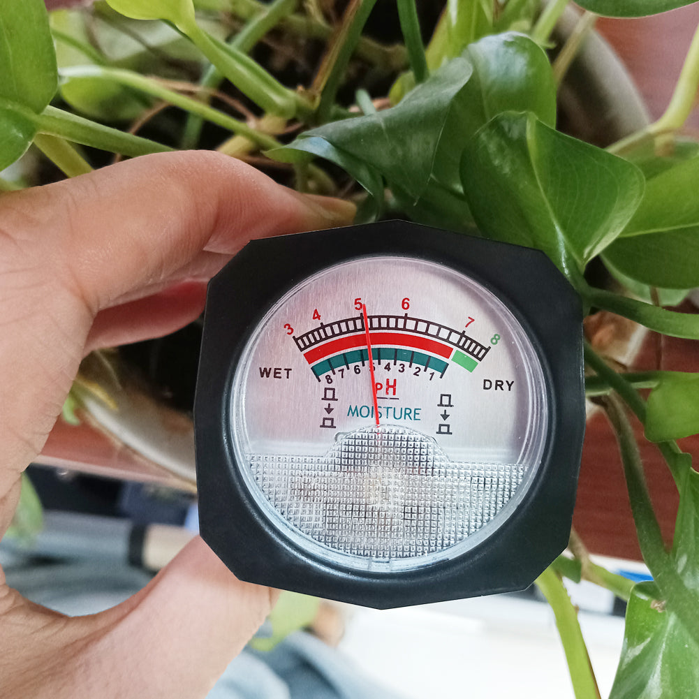 YIERYI Soil pH Meter, 2 in 1 Soil Moisture and pH Tester with pH Range 3 to 8 pH Moisture 1 to 8 Yieryi