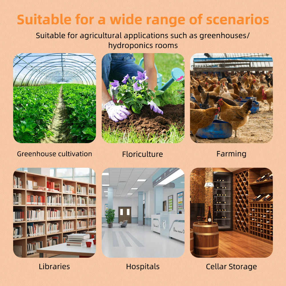 AGC30 CO2 Monitor β Dual NDIR Sensor, 0β5000ppm Yieryi