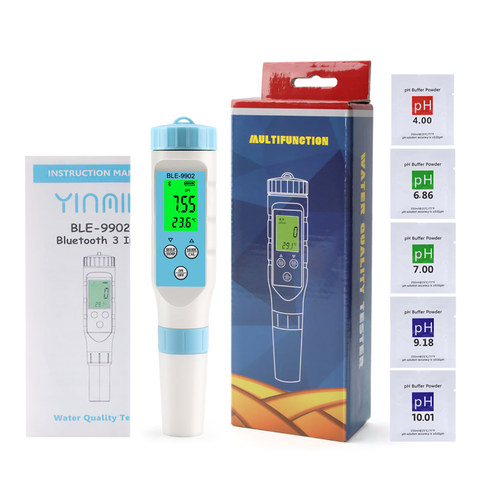 Yieryi BLE-9902 pH/EC/Temp Meter with Bluetooth Yieryi