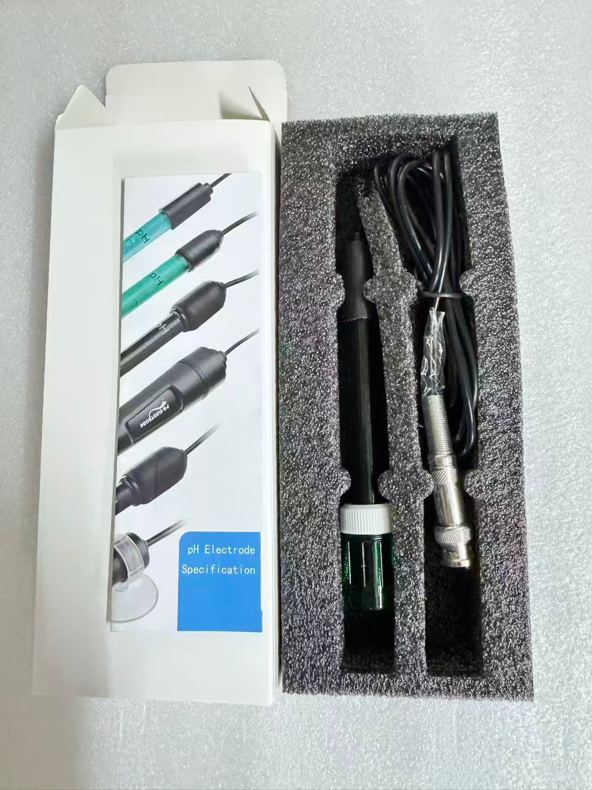 Replacement ORP Redox Electrode, Oxidation‑Reduction Probe with 300cm Cable & BNC Connector, Compatible With Most ORP Meters Yieryi