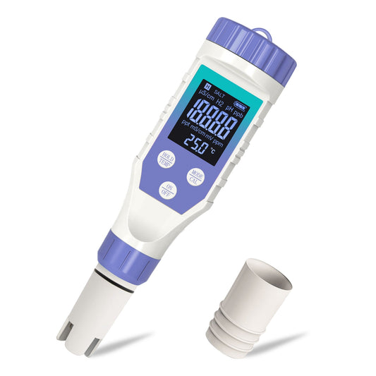 7-in-1 Hydrogen Water Tester – pH, EC, ORP, Temp Yieryi