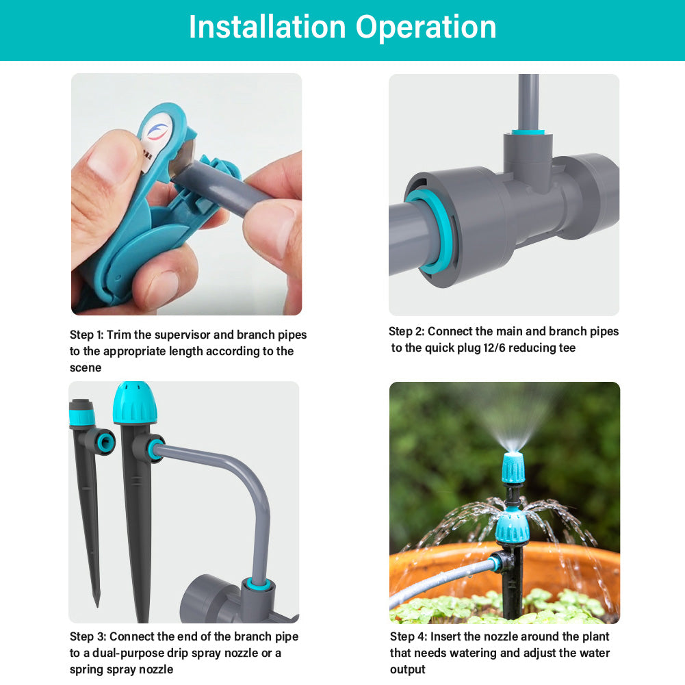 Drip Irrigation Kit – Auto Watering for Garden & Orchard Yieryi