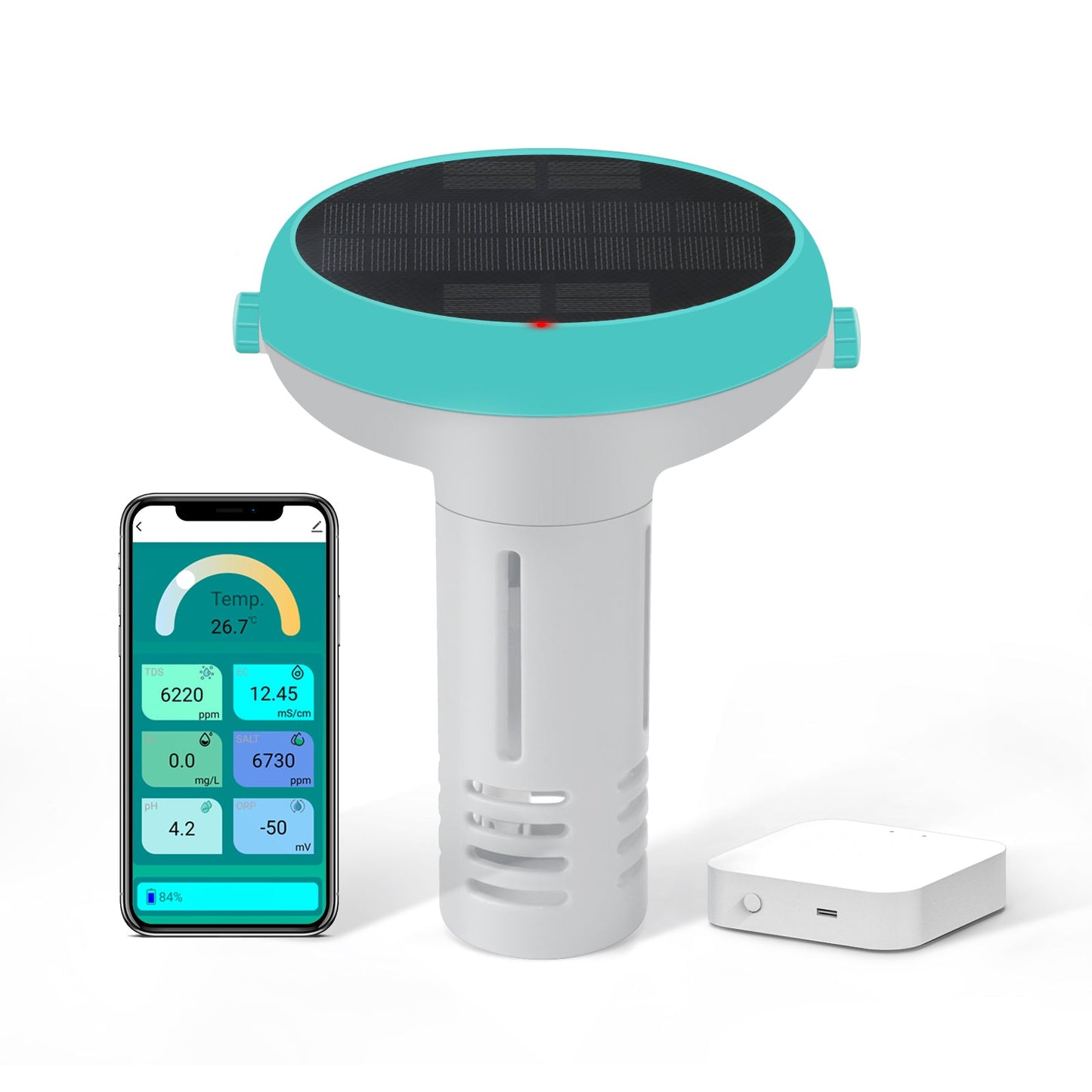 7-in-1 Zigbee Smart Pool Water Tester with App Control Yieryi