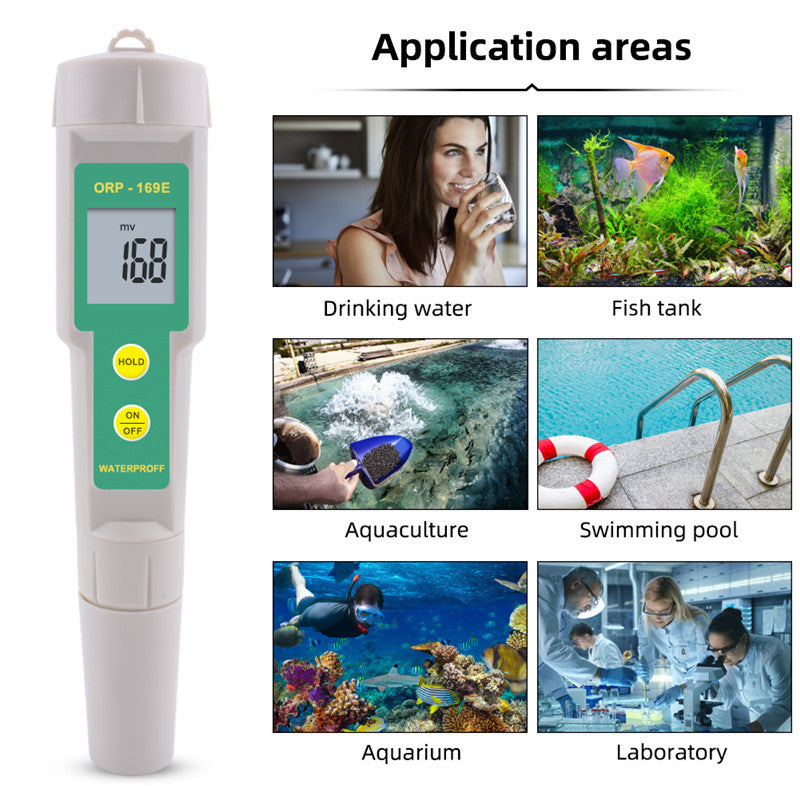 YIERYI Professional 169E ORP/Redox Tester, Positive And Negative ORP Meter Yieryi