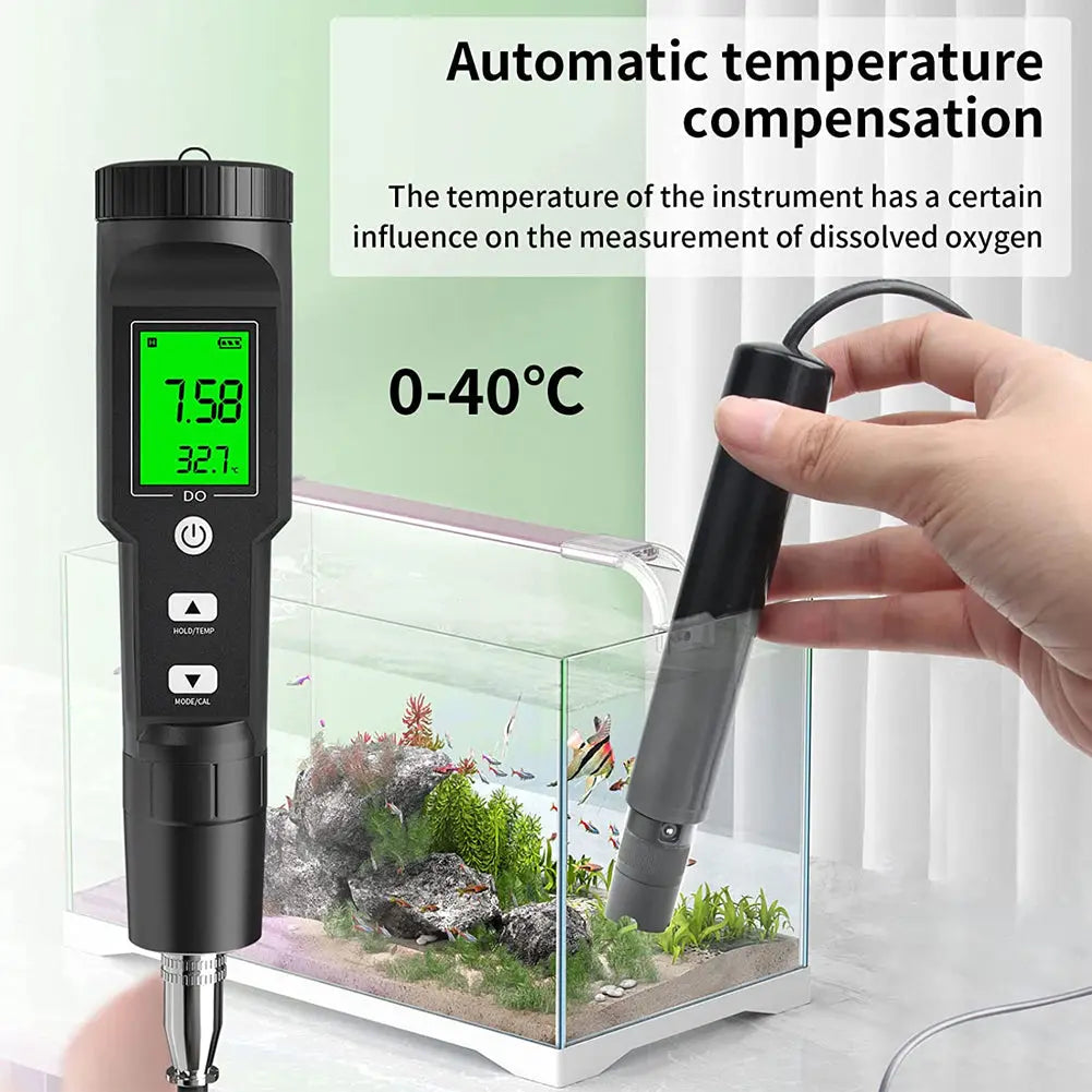 YIERYI Dissolved Oxygen Meter for Aquarium Pool and Fish Farming Yieryi