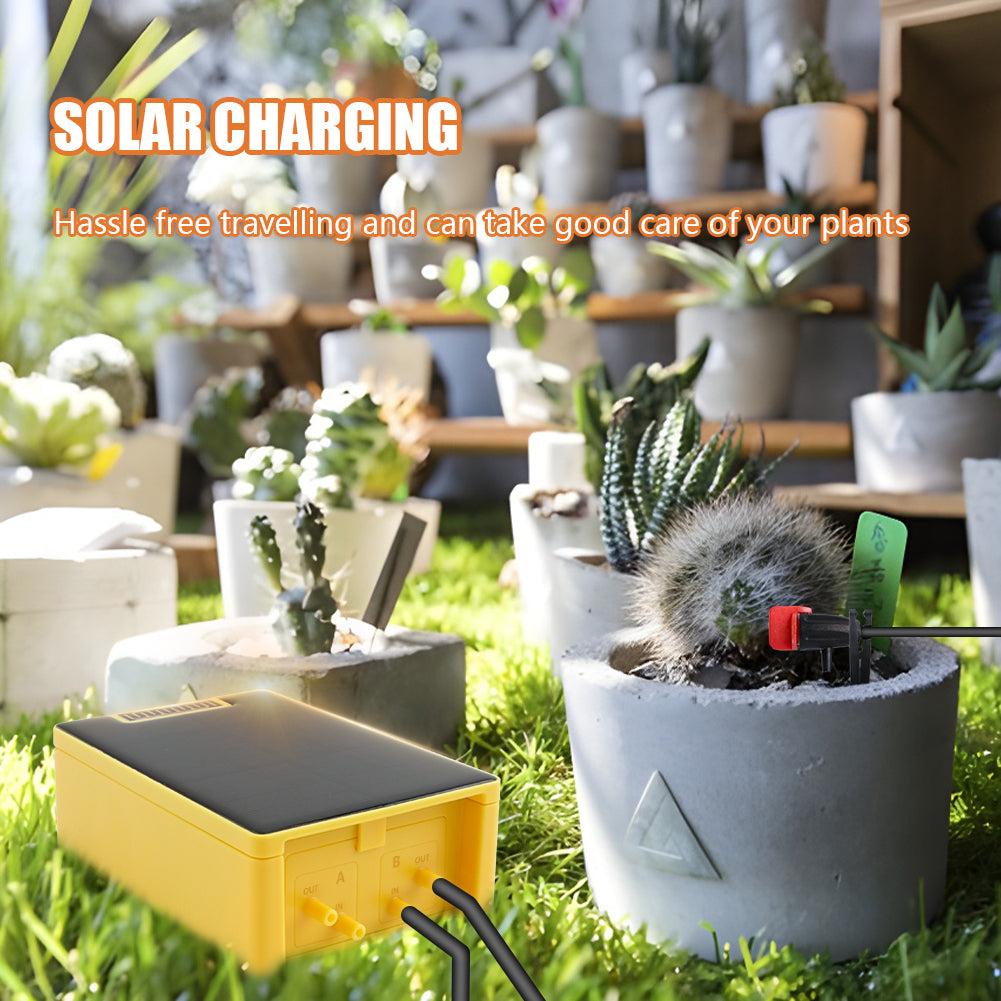 Solar Drip Irrigation Kit with Dual Pump & Sensor Yieryi