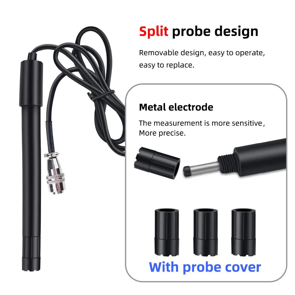 YIERYI Dissolved Oxygen Meter with DO Probe, DO Meter Water Quality Monitor, 0.0-20.0mg/L ±0.3mg/L Yieryi