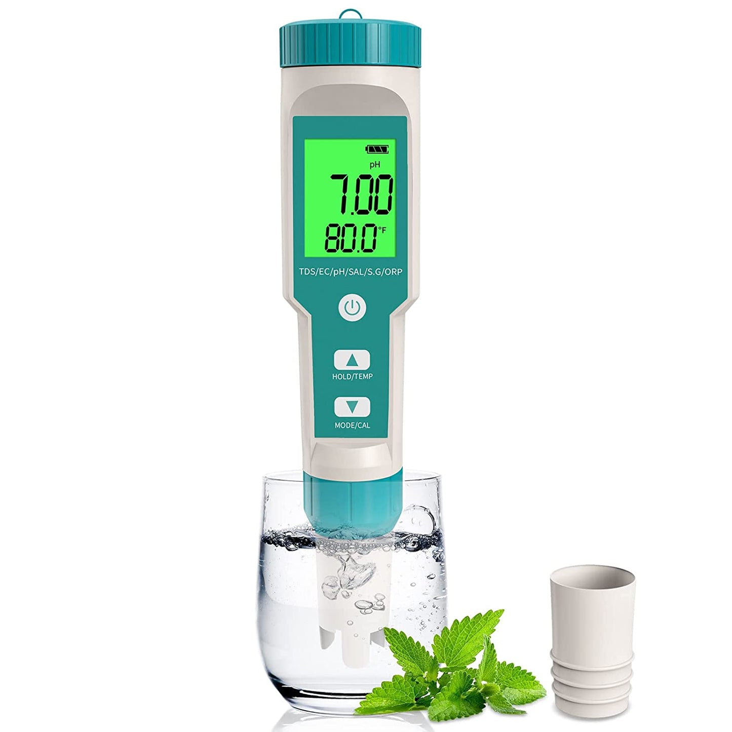 YIERYI 7-in-1 Pool Salt & pH Tester for Spas & Tubs Yieryi