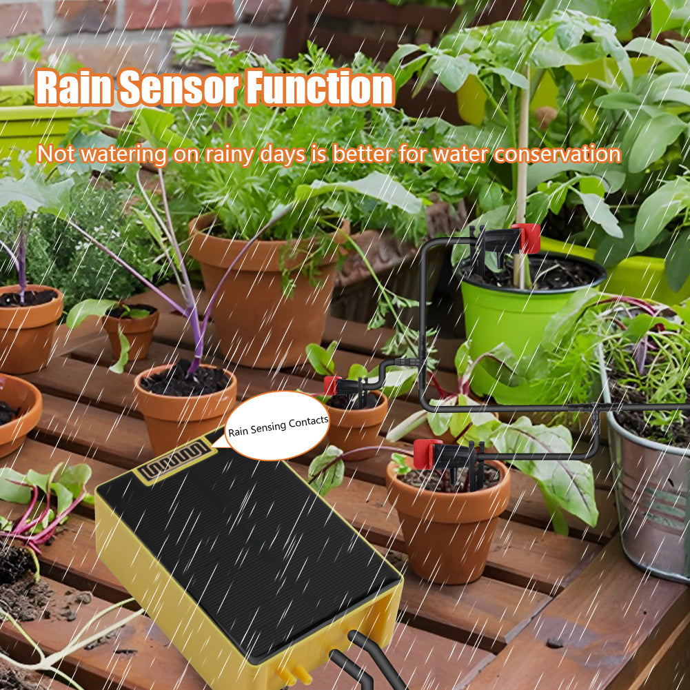 Solar Drip Irrigation Kit with Dual Pump & Sensor Yieryi