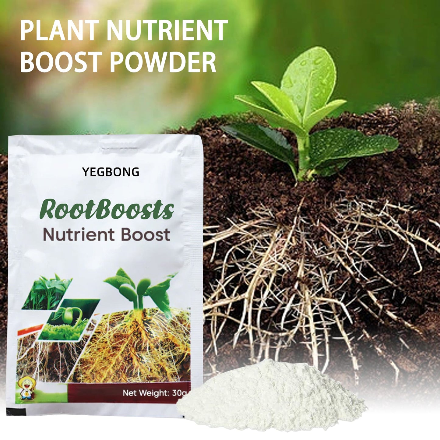 All-Natural Plant Nutrient Powder – Growth Booster Yieryi