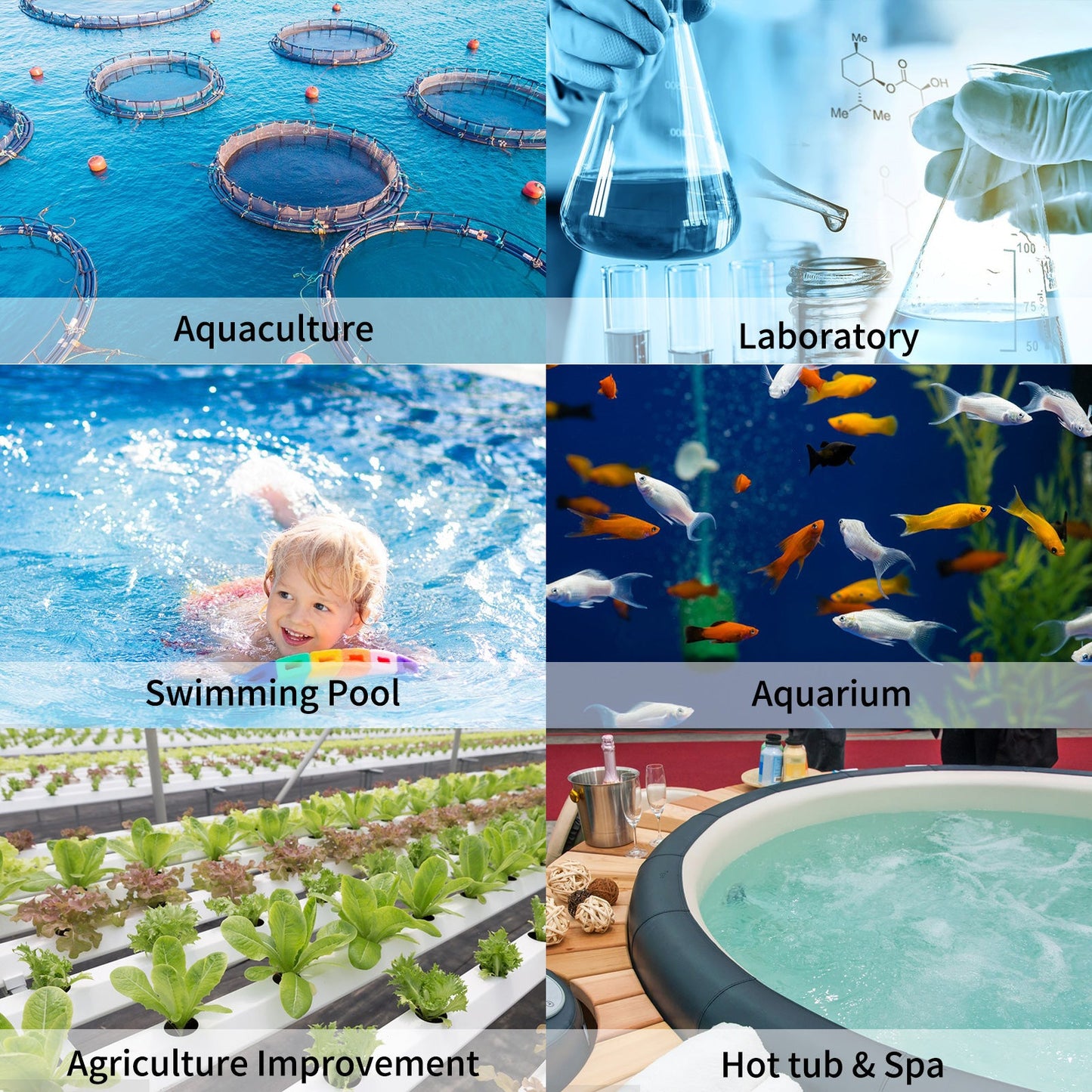 YIERYI 5-in-1 Pool Salt & pH Meter for Spas & Tubs Yieryi