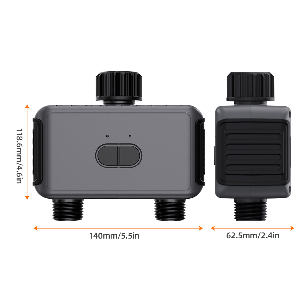 YIERYI WiFi Sprinkler Timer, Smart Water Timer for Garden Hose, Automatic Irrigation Timer with Hub Yieryi