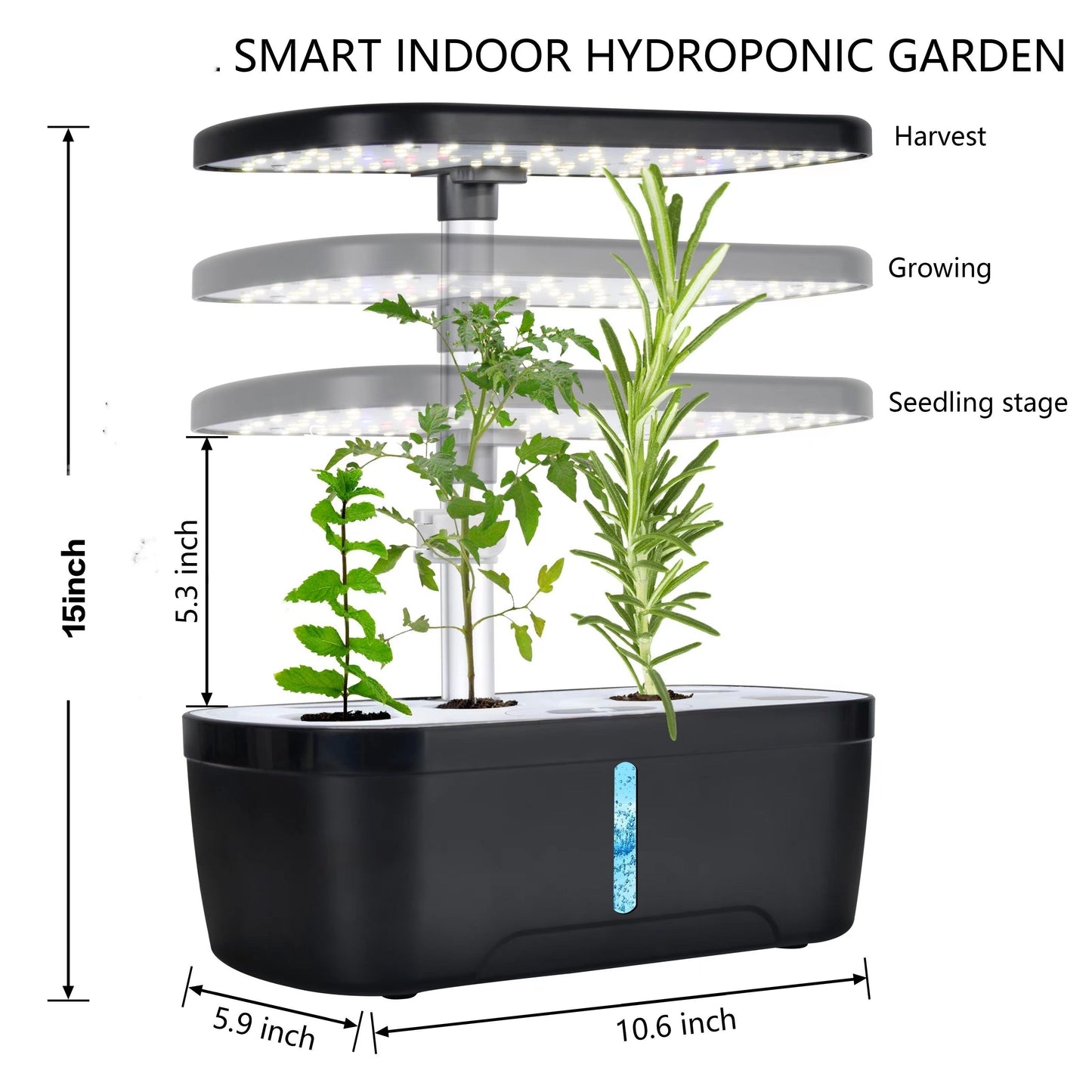 6-Pod Smart Hydroponic Garden Kit for Home Use Yieryi