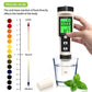 YIERYI pH Meter, Digital 4-in-1 pH ORP H2 Temp Meter, Hydrogen Tester with ATC, 0.01 Resolution High Accuracy pH Tester for Drinking Water
