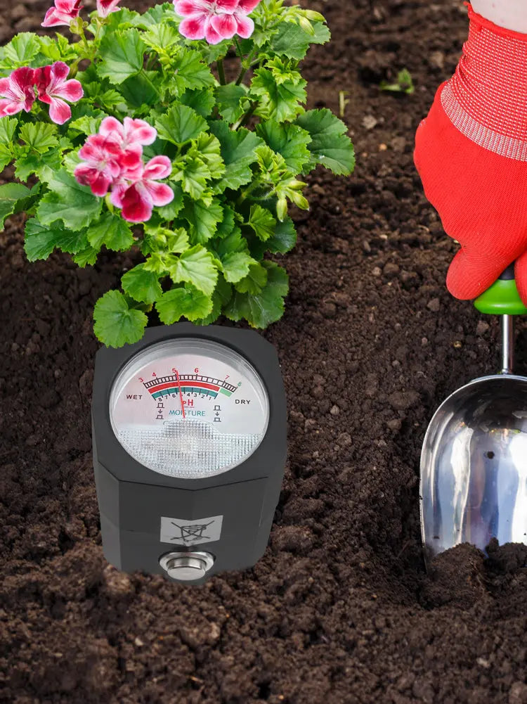 YIERYI Soil pH Meter, 2 in 1 Soil Moisture and pH Tester with pH Range 3 to 8 pH Moisture 1 to 8 Yieryi