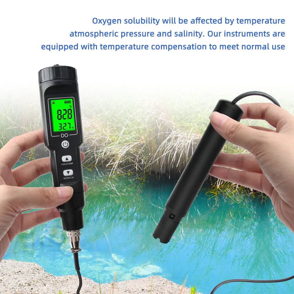 YIERYI Dissolved Oxygen Meter for Aquarium Pool and Fish Farming Yieryi