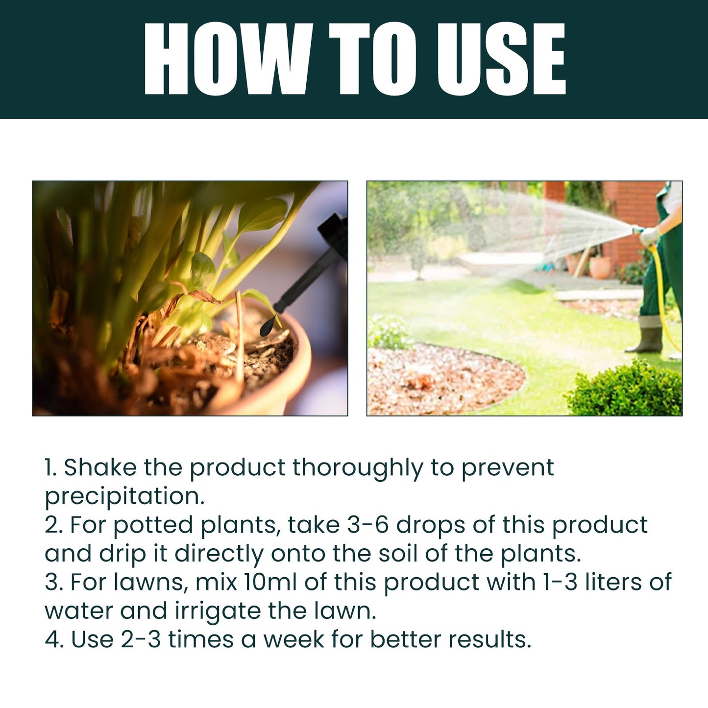 30ML Organic Plant Supplement β For Flowers & Lawn Yieryi
