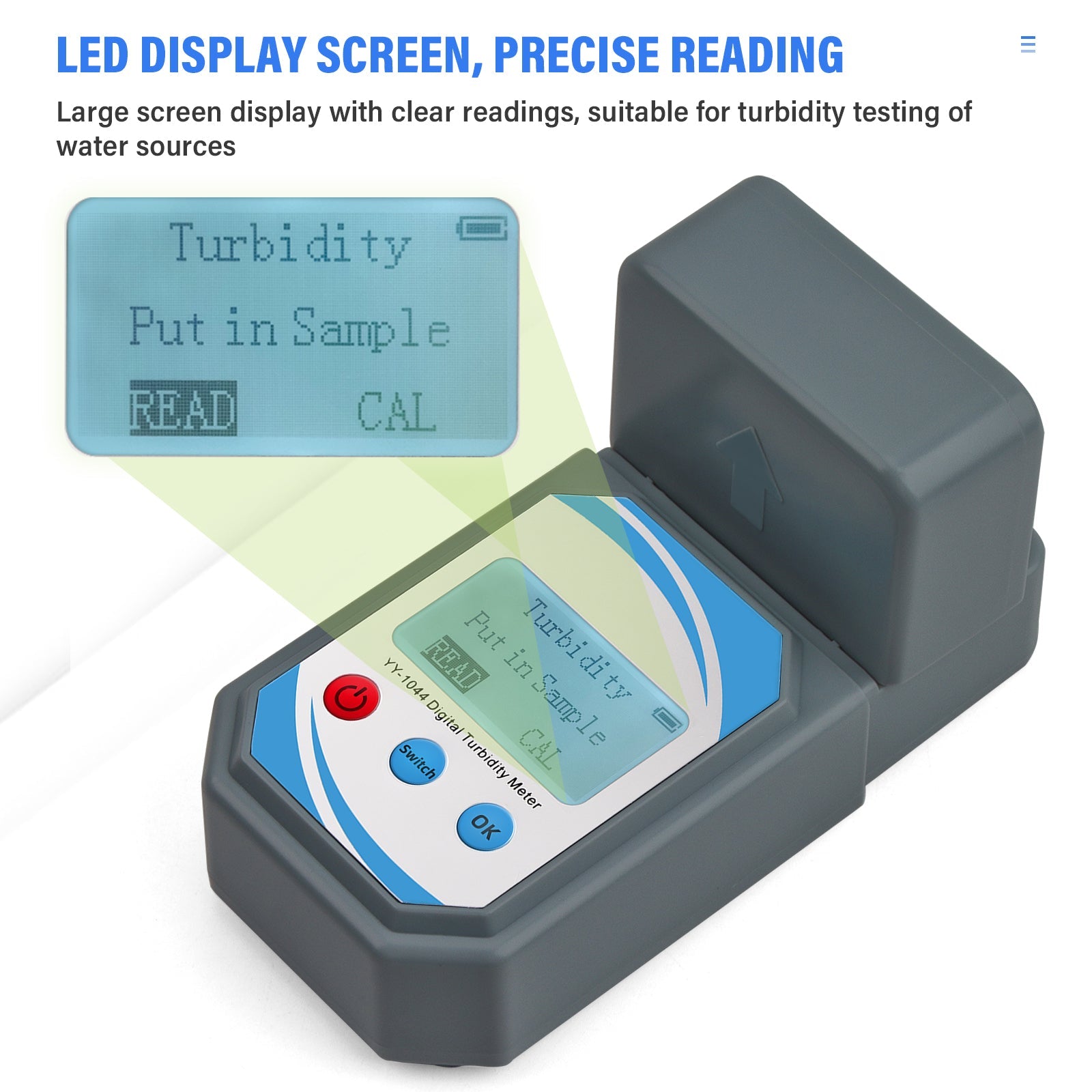 Portable Digital Turbidity Meter – Accurate Water Quality Testing Yieryi
