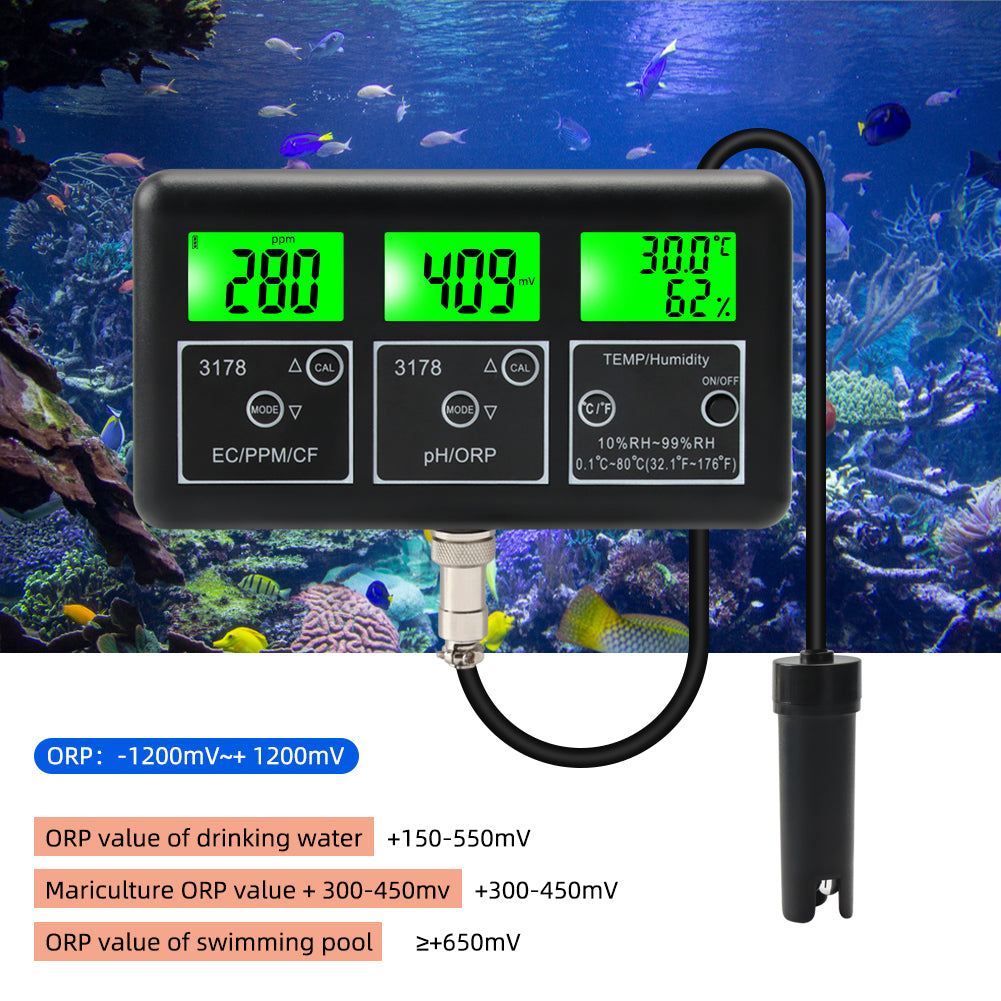 7-in-1 RS485 MODBUS Water Quality Monitor 220V Yieryi