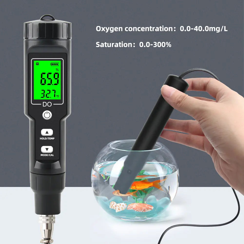 YIERYI Dissolved Oxygen Meter for Aquarium Pool and Fish Farming Yieryi