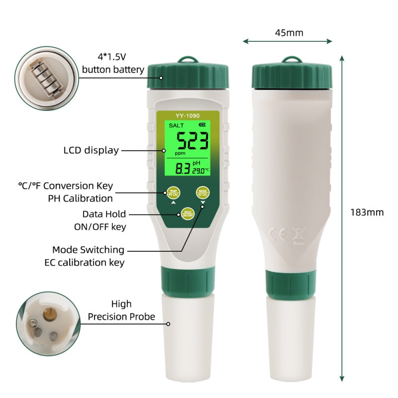 Yieryi Multi-Functional Soil Tester – The Ultimate Solution for Soil and Water Quality Monitoring Yieryi
