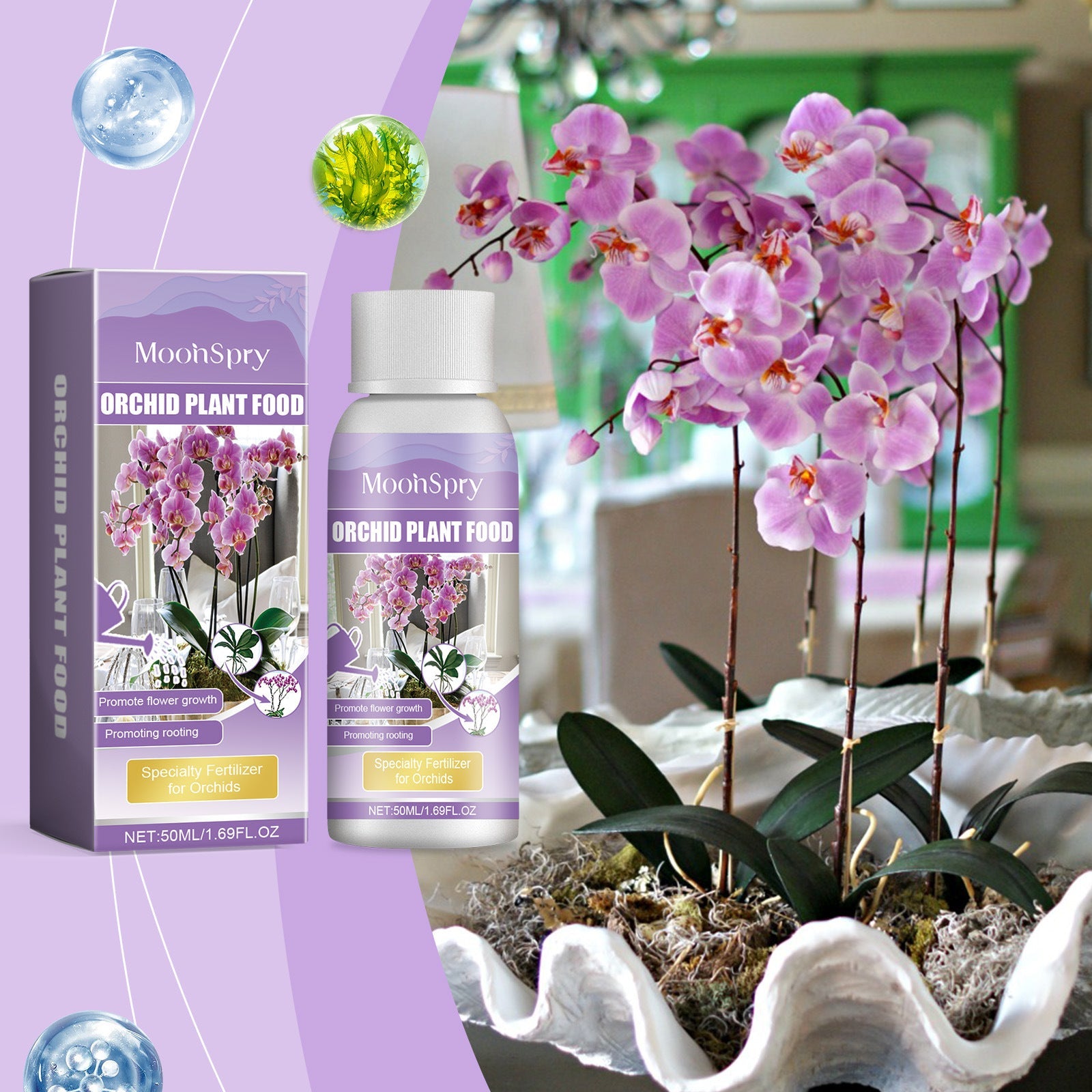 Orchid Fertilizer โ Boost Growth & Bloom Health Yieryi