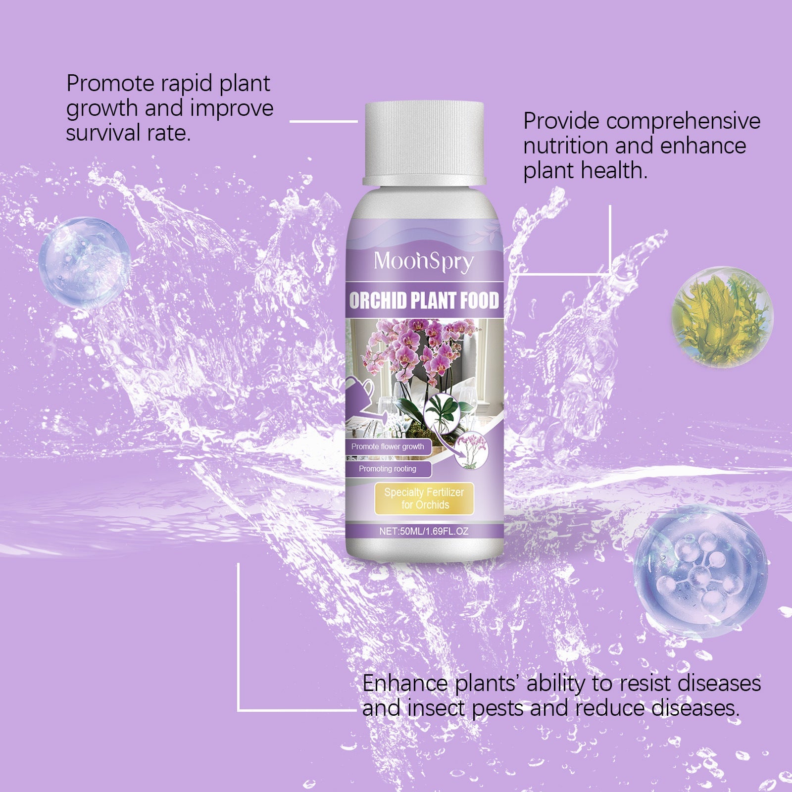 Orchid Fertilizer โ Boost Growth & Bloom Health Yieryi