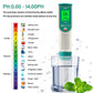 YIERYI pH Meter, Digital Salinity Tester and pH Tester with ATC for Seawater, Salt Water, Freshwater