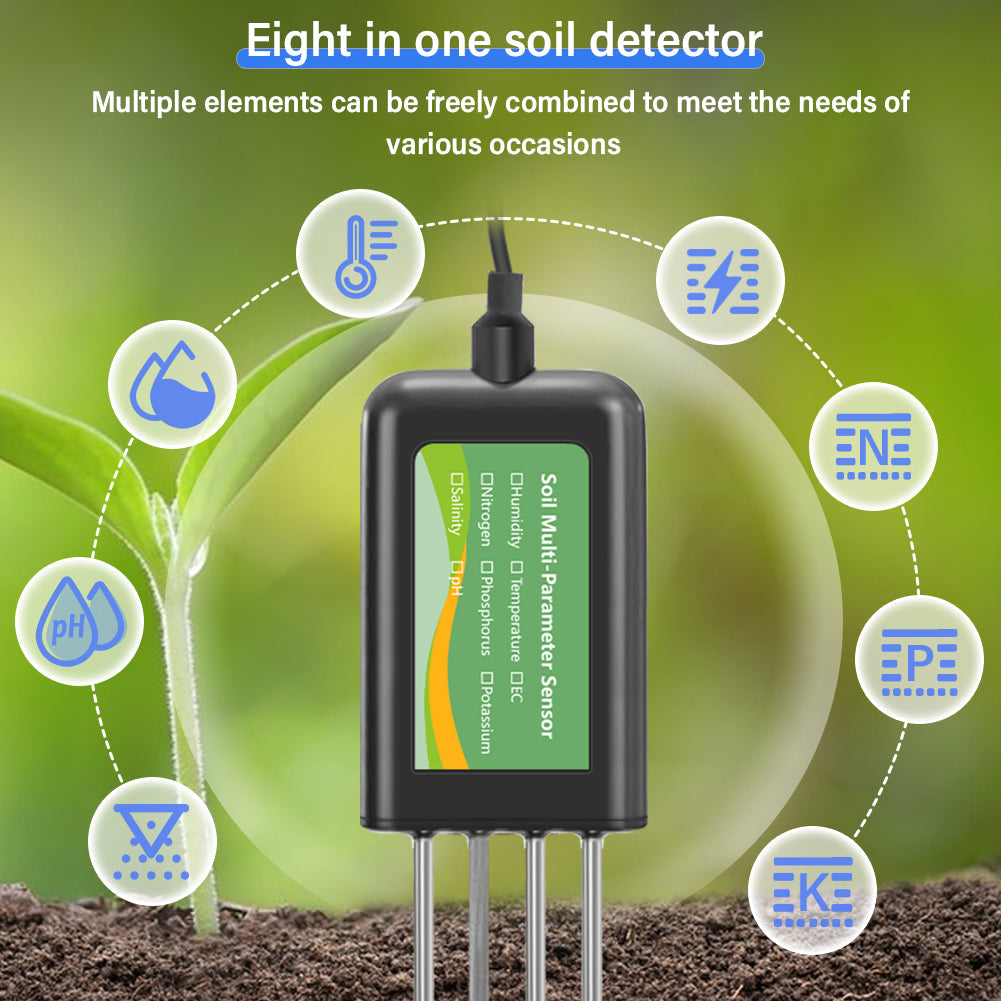 8-in-1 Soil Nutrient & Environment Tester Yieryi