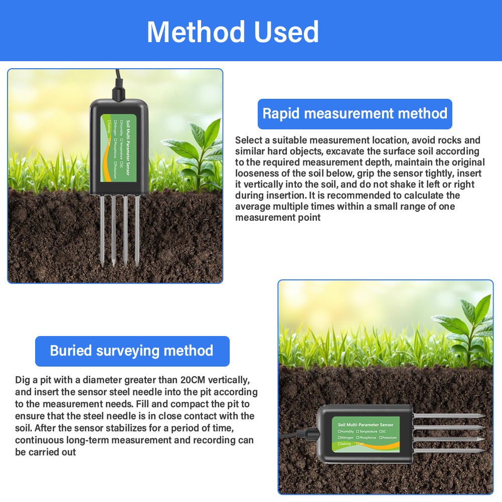 8-in-1 Soil Nutrient & Environment Tester Yieryi