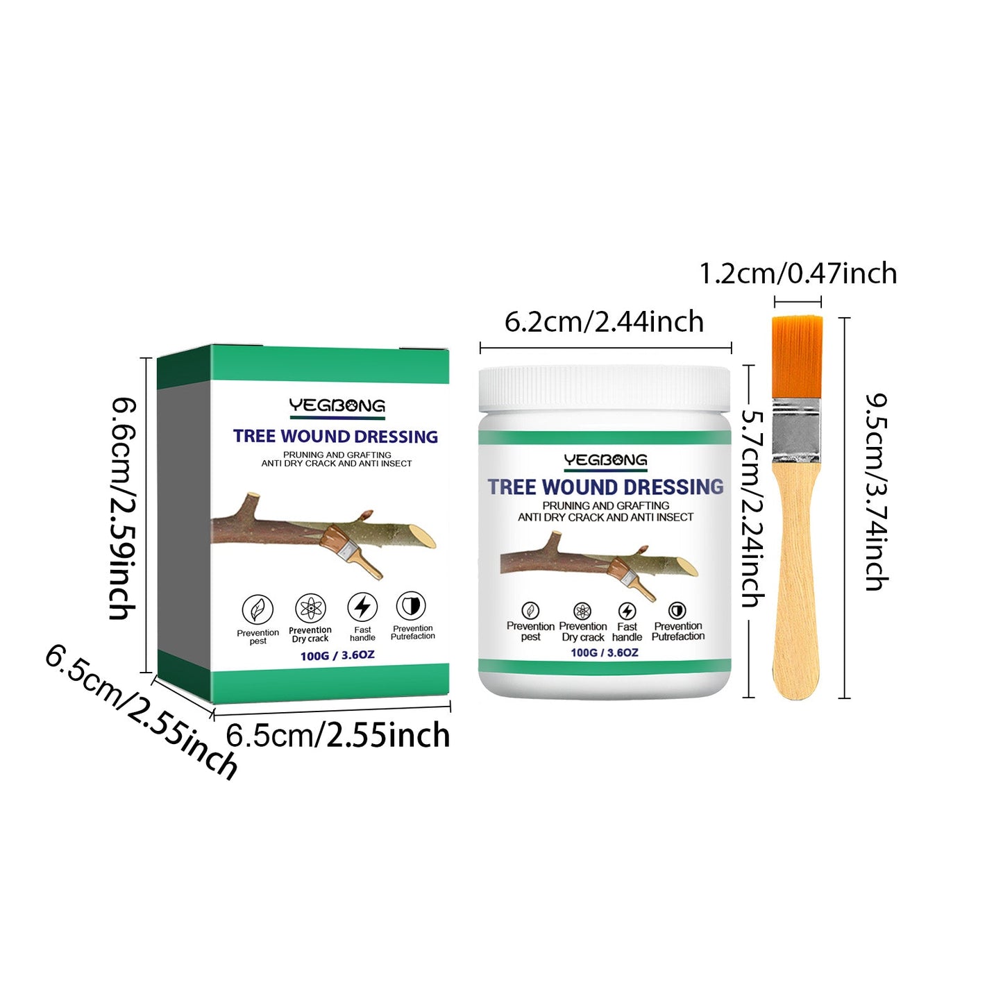 Tree Wound Dressing 100g β Organic Healing Paste Yieryi