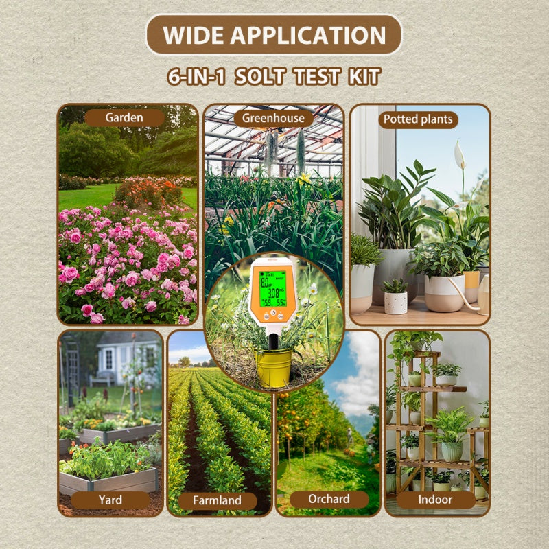 Yieryi Unlock the Potential of Your Soil with the Multi-Function Soil Tester Yieryi