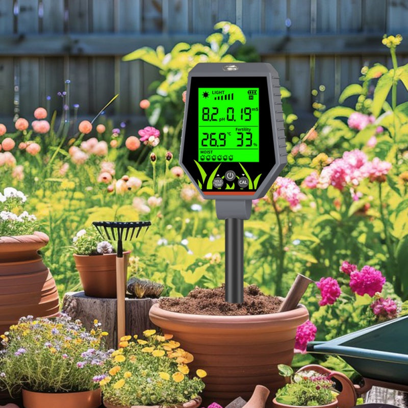 YIERYI Multi-Function 6-in-1 Soil Tester – Your Gardening and Agricultural Expert Yieryi