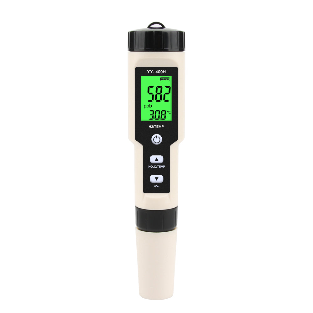 YIERYI H2/TEMP Meter, Hydrogen Ion Water Quality Monitor Tester ATC for Drinking Aquariums Laboratory Yieryi