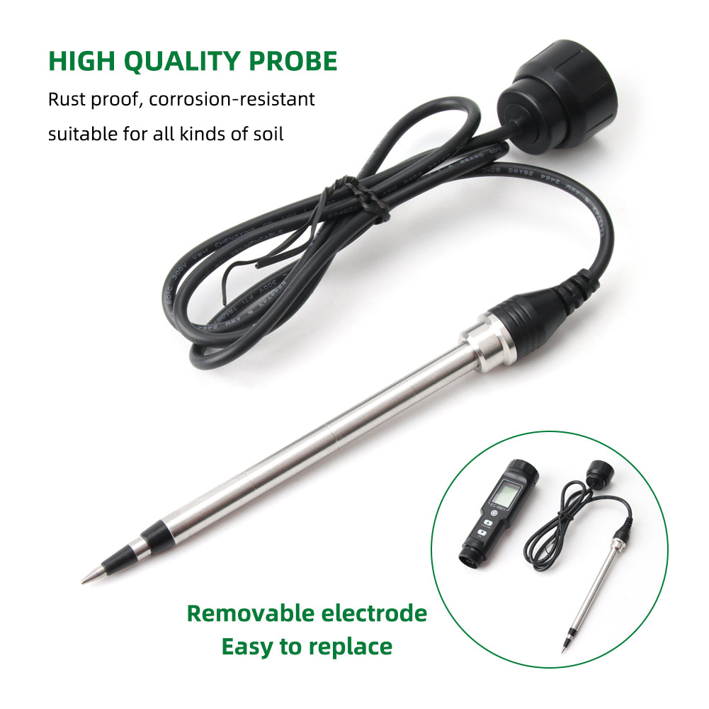 YIERYI New soil tester EC-8801 soil EC/temperature tester portable electric test tool Yieryi