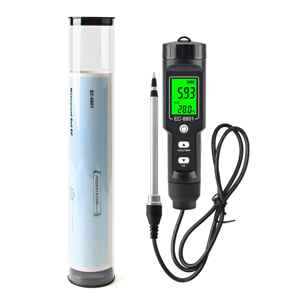 YIERYI New soil tester EC-8801 soil EC/temperature tester portable electric test tool Yieryi