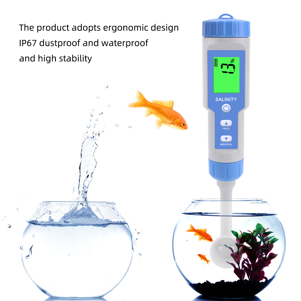 YIERYI Salinity Meter, Salt Concentration Meter 0.1-20.0% ATC for Kitchen, Catering, Food Yieryi