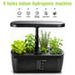 Smart Indoor Nutrient Bottles (A&B) 6 Pods Hydroponic Garden System with Adjustable LED Grow Light with 2L Water Tank Yieryi