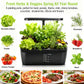 Smart Indoor Nutrient Bottles (A&B) 6 Pods Hydroponic Garden System with Adjustable LED Grow Light with 2L Water Tank Yieryi