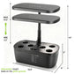 6 Pods Hydroponics Growing System with 2L Large Water Tank & A/B Nutrient Solution Indoor Herb Garden Kit Yieryi
