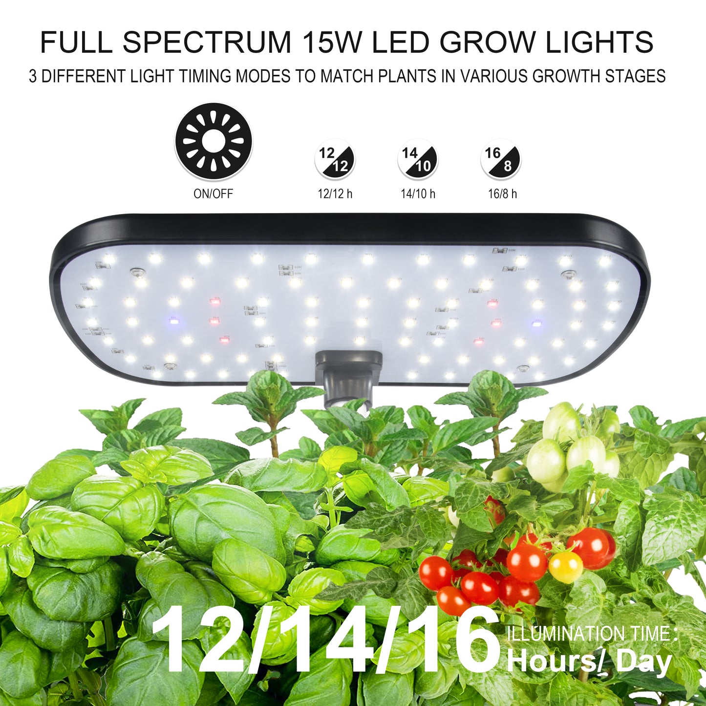 Smart Hydroponic Garden Kit – Grow Fresh Herbs & Vegetables at Home!