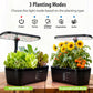 Smart Indoor Nutrient Bottles (A&B) 6 Pods Hydroponic Garden System with Adjustable LED Grow Light with 2L Water Tank Yieryi
