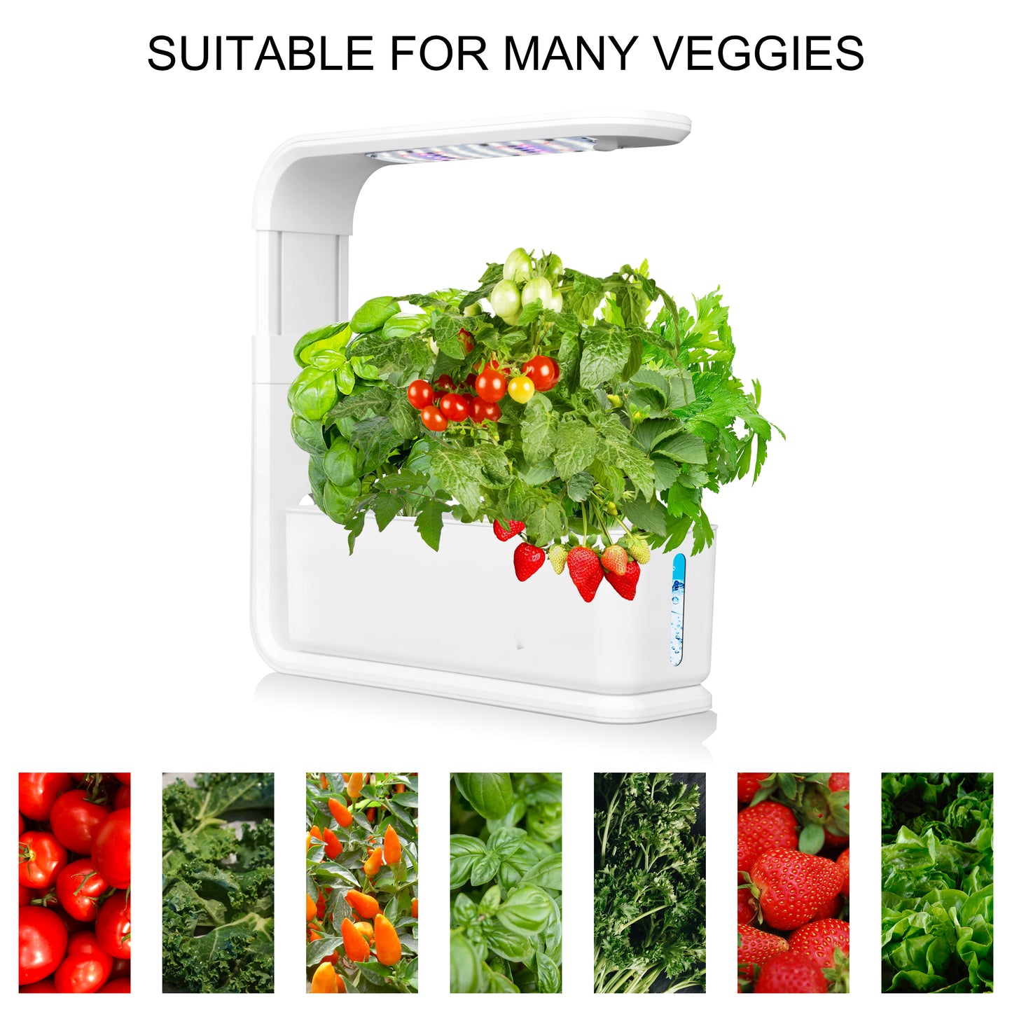 Smart Hydroponic Indoor Garden Kit – Grow Fresh Herbs & Vegetables Year-Round